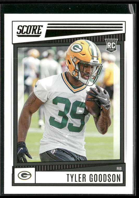 Tyler Goodson 2022 Score #343 RC Green Bay Packers front