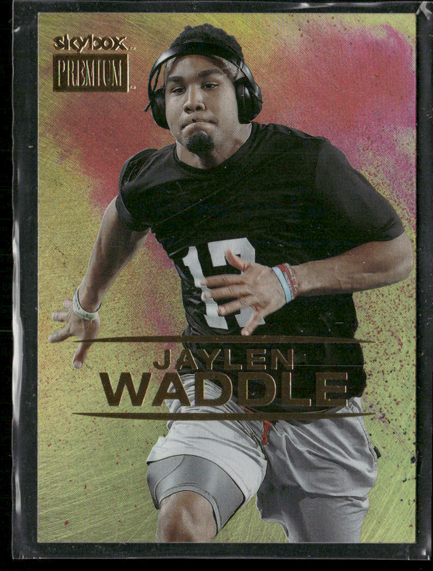 Jaylen Waddle 2021 SkyBox Metal Universe Champions Skybox Premium #S-46