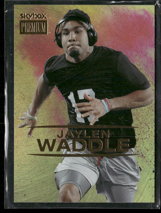 Jaylen Waddle 2021 SkyBox Metal Universe Champions Skybox Premium #S-46