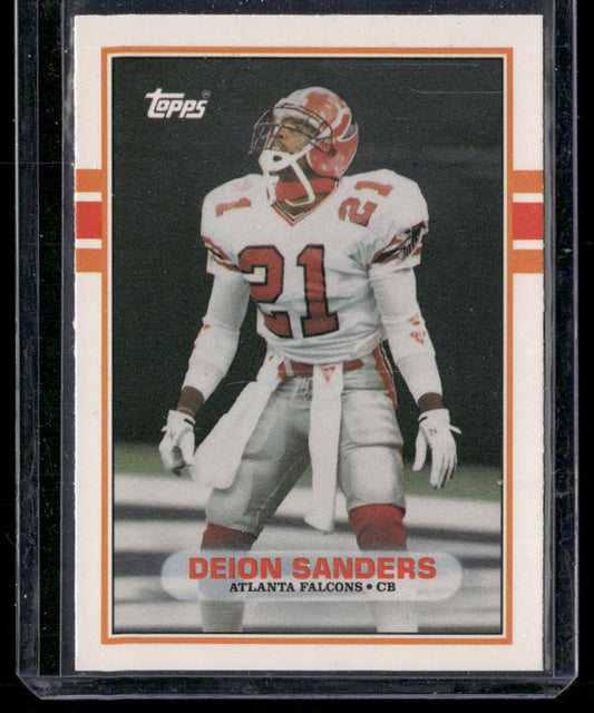Deion Sanders 1989 Topps Traded #30T RC Atlanta Falcons