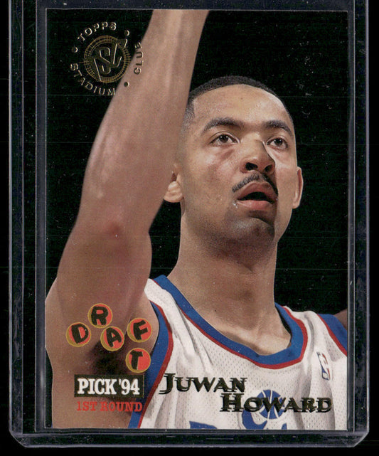 Juwan Howard 1994-95 Stadium Club Super Teams NBA Finals #210 RC Bullets