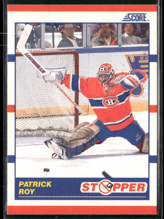 Patrick Roy 1990-91 Score Canadian #344 Montreal Canadiens