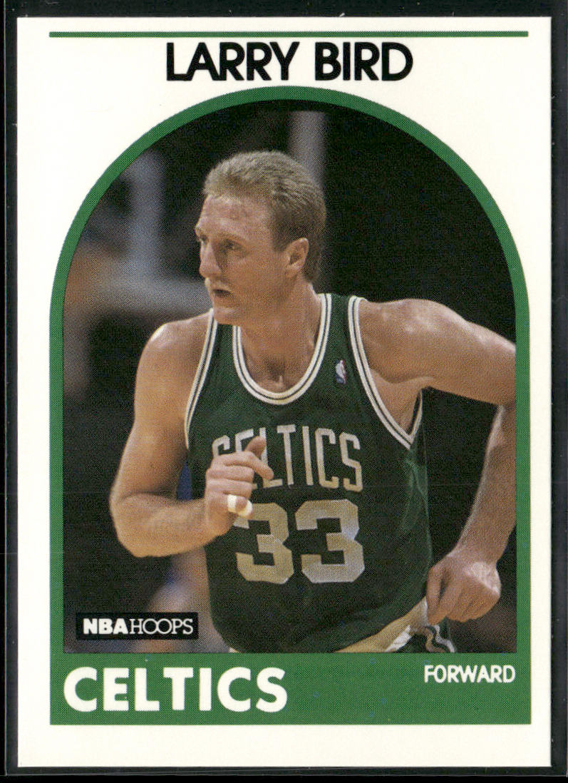 Larry Bird 1989-90 Hoops #150 Boston Celtics front