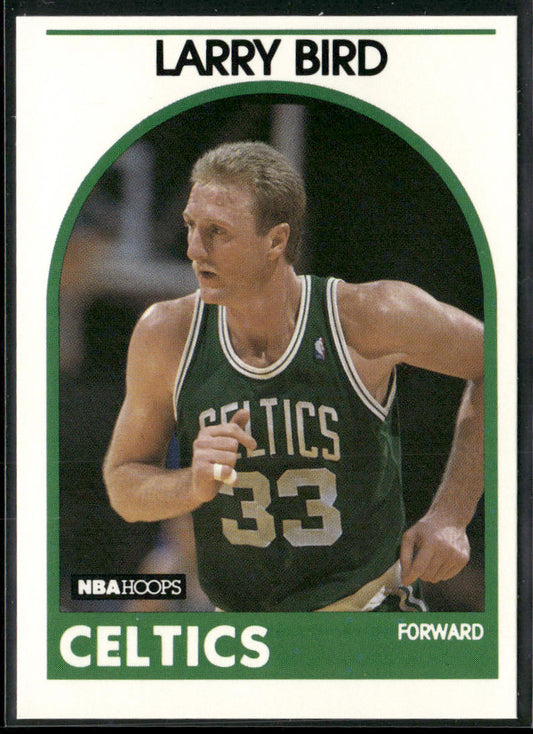 Larry Bird 1989-90 Hoops #150 Boston Celtics front