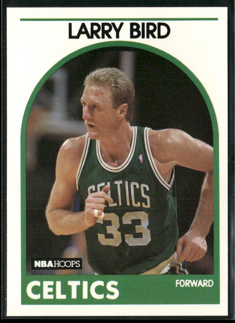 Larry Bird 1989-90 Hoops #150 Boston Celtics front