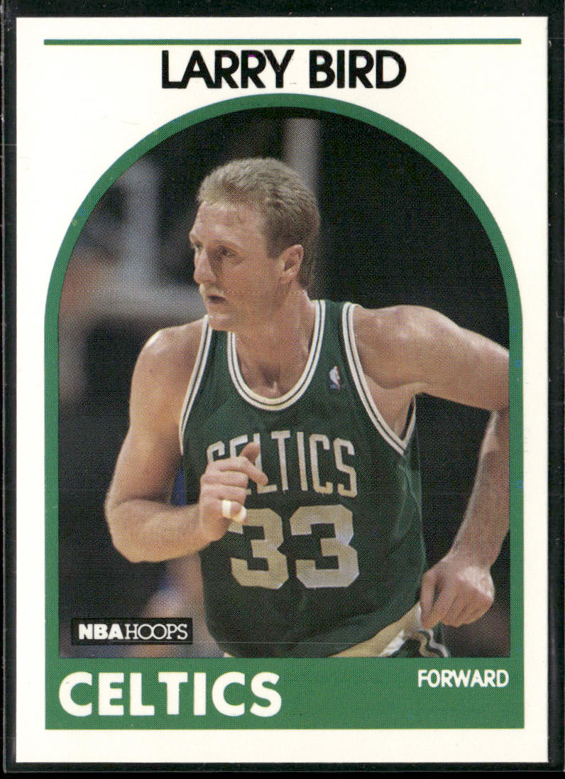 Larry Bird 1989-90 Hoops #150 Boston Celtics front