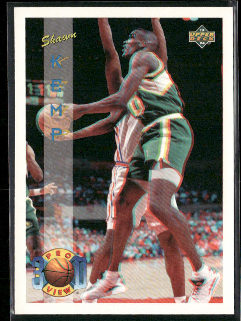 Shawn Kemp 1993-94 Upper Deck Pro View #40 Seattle SuperSonics