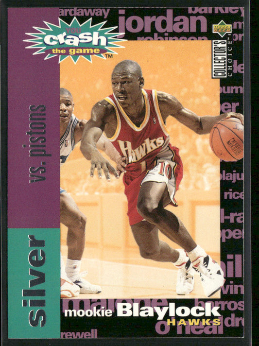 Mookie Blaylock 1995-96 Collector's Choice You Crash the Game Silver #C6b