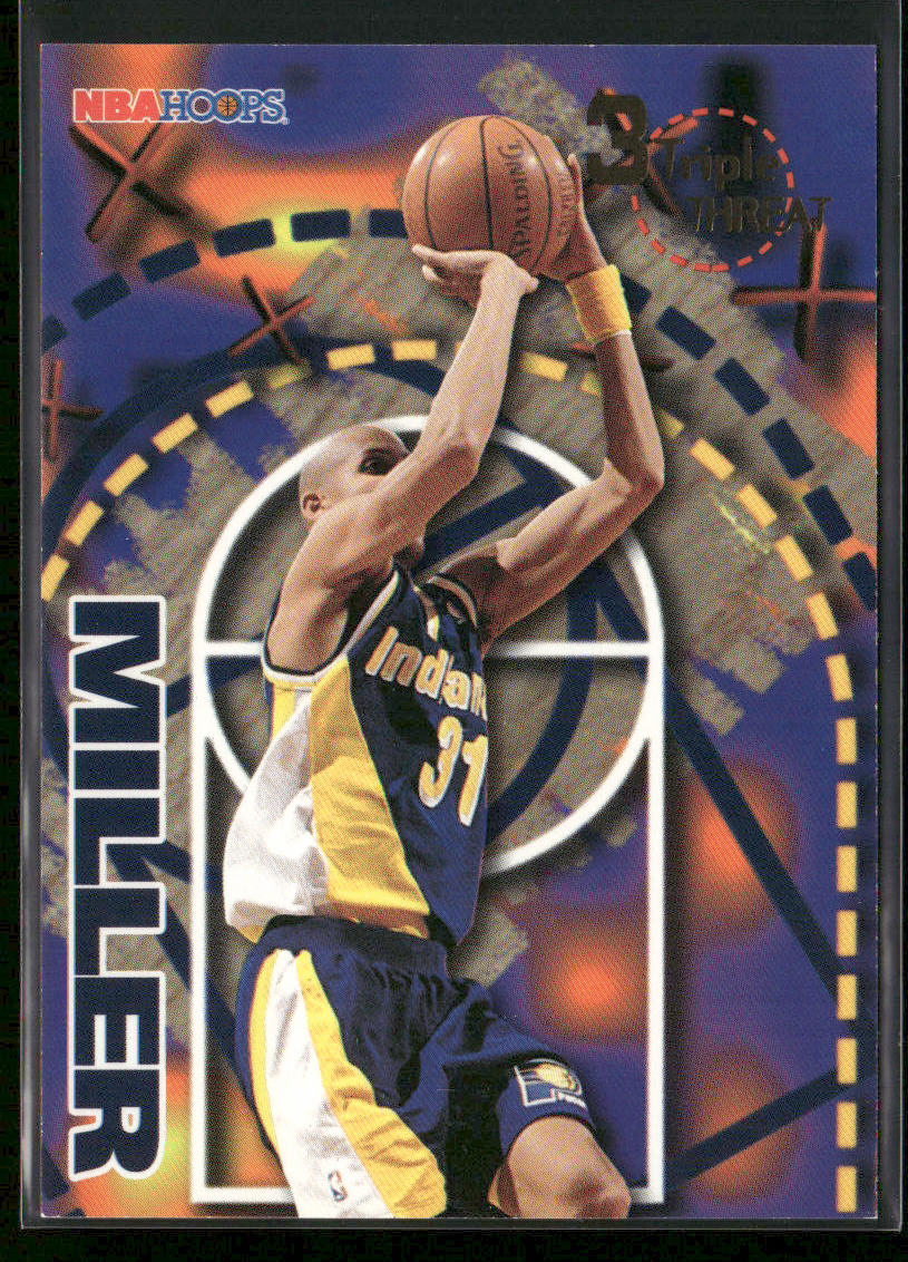 Reggie Miller 1995-96 Hoops #245 Indiana Pacers