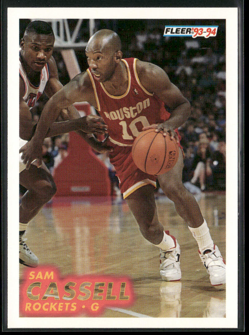 Sam Cassell 1993-94 Fleer #293 RC Houston Rockets