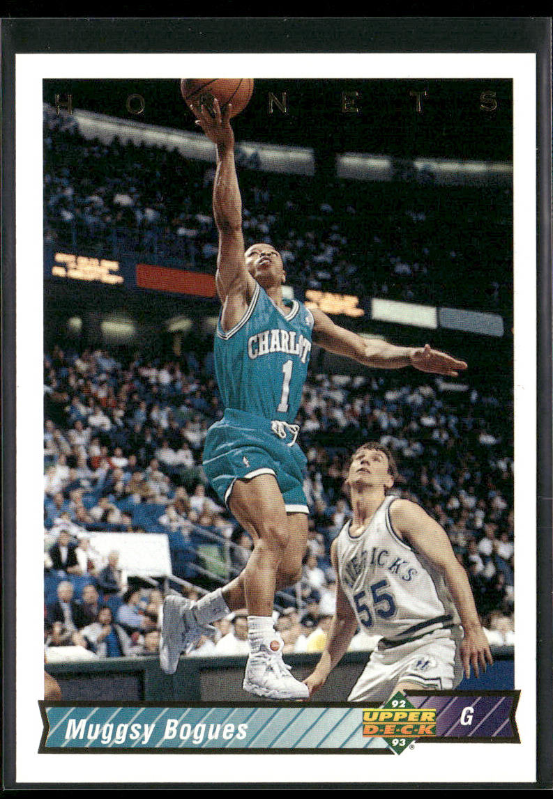 Muggsy Bogues 1992-93 Upper Deck #222b Charlotte Hornets