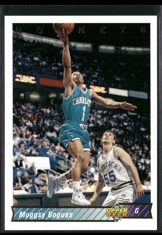 Muggsy Bogues 1992-93 Upper Deck #222b Charlotte Hornets