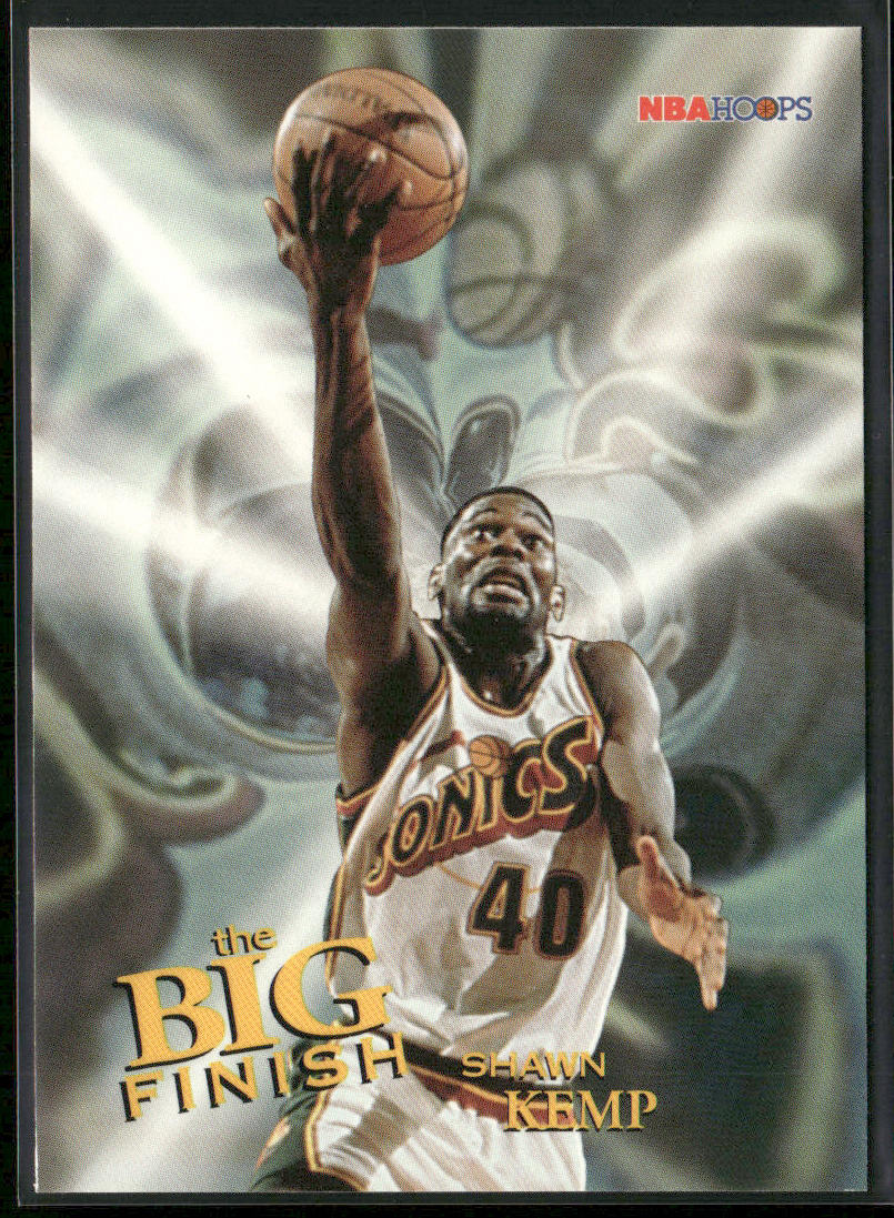 Shawn Kemp 1996-97 Hoops #187 Seattle SuperSonics