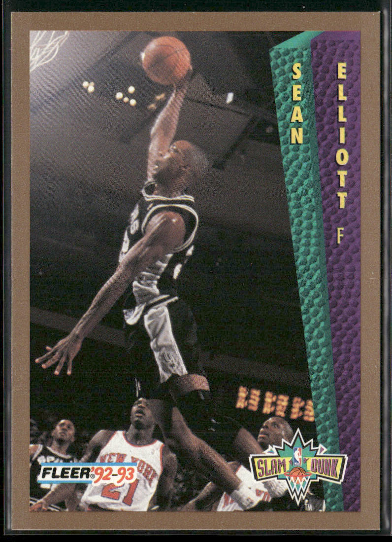 Sean Elliott 1992-93 Fleer #271 San Antonio Spurs