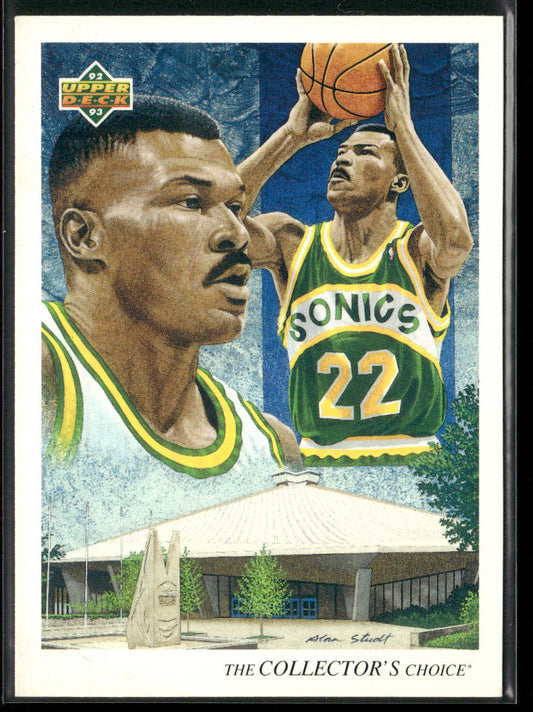 Ricky Pierce 1992-93 Upper Deck #58b Seattle SuperSonics