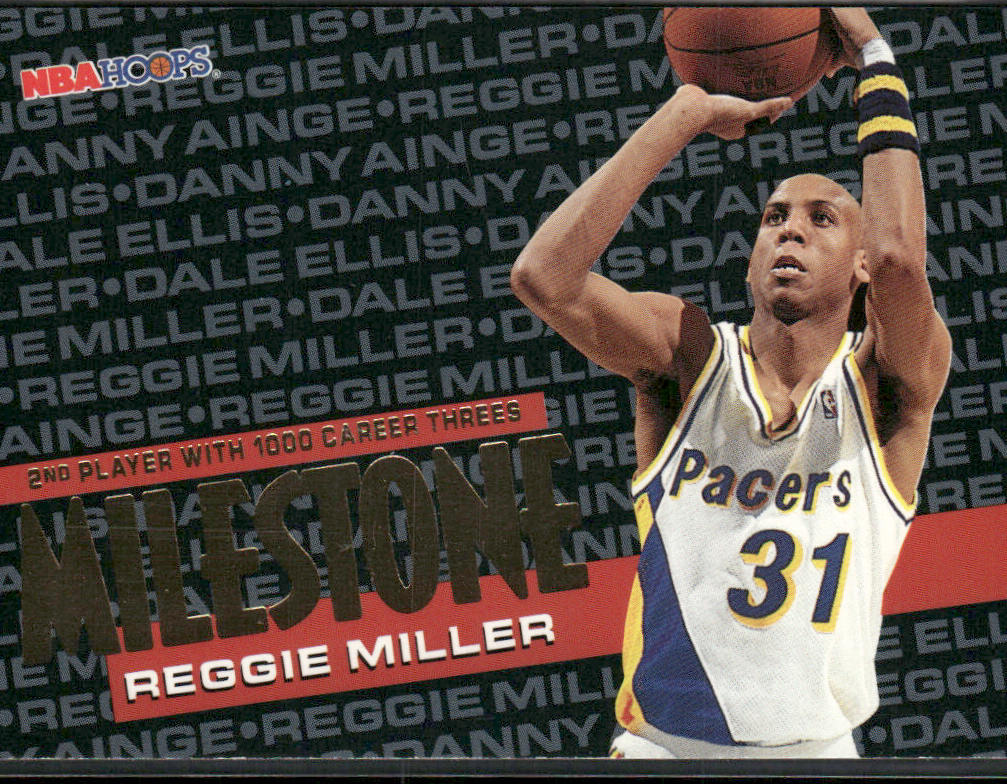 Reggie Miller 1995-96 Hoops #213 Indiana Pacers