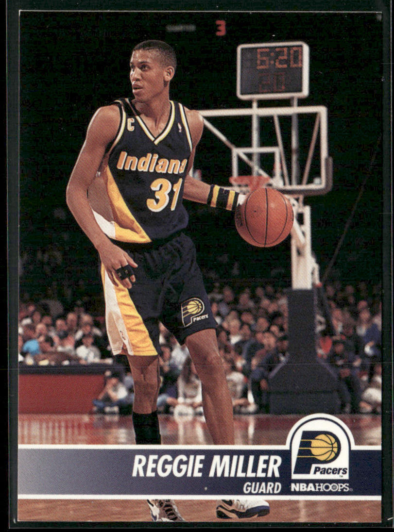 Reggie Miller 1994-95 Hoops Supreme Court #SC20 Indiana Pacers