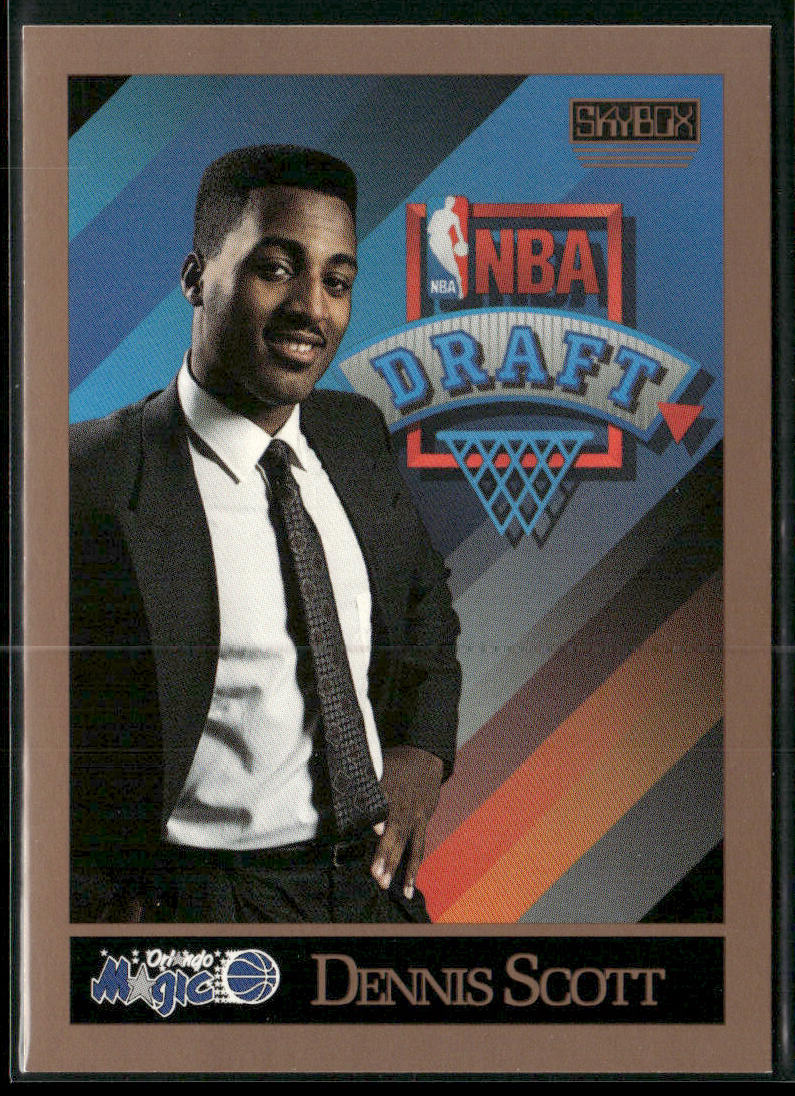 Dennis Scott 1990-91 SkyBox #363 RC Orlando Magic