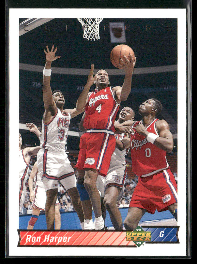 Ron Harper 1992-93 Upper Deck #258 Los Angeles Clippers