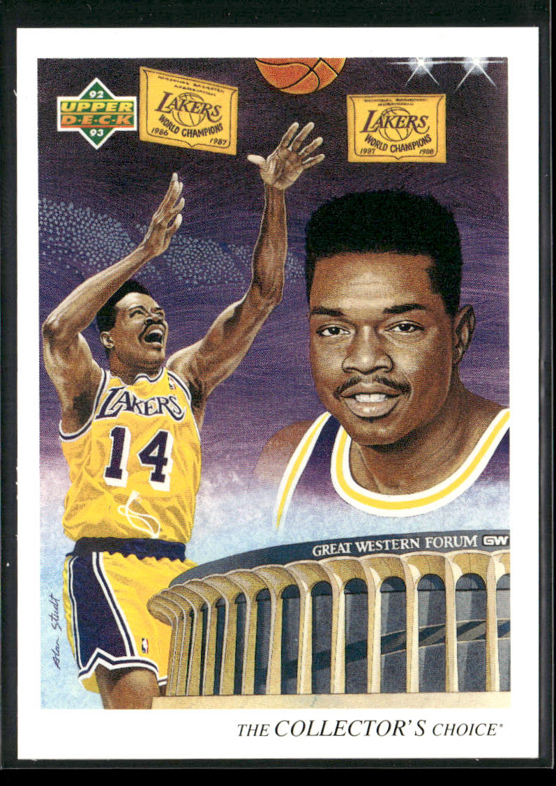 Sam Perkins 1992-93 Upper Deck #47 Los Angeles Lakers