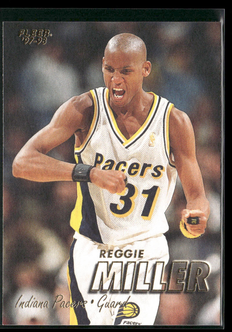 Reggie Miller 1997-98 Fleer #31 Indiana Pacers