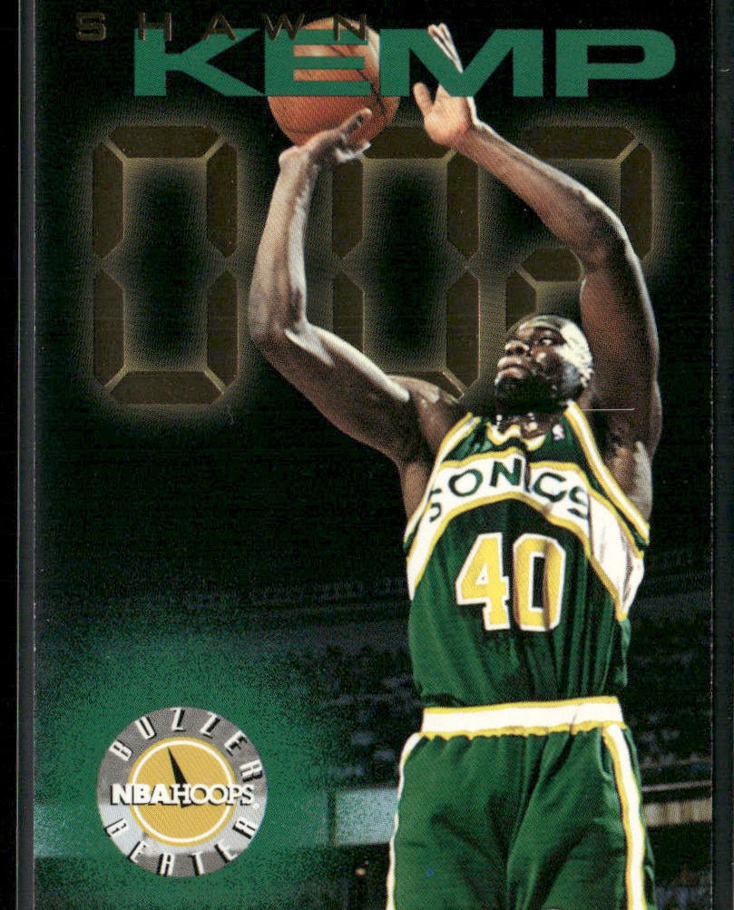 Shawn Kemp 1995-96 Hoops #221 Seattle SuperSonics