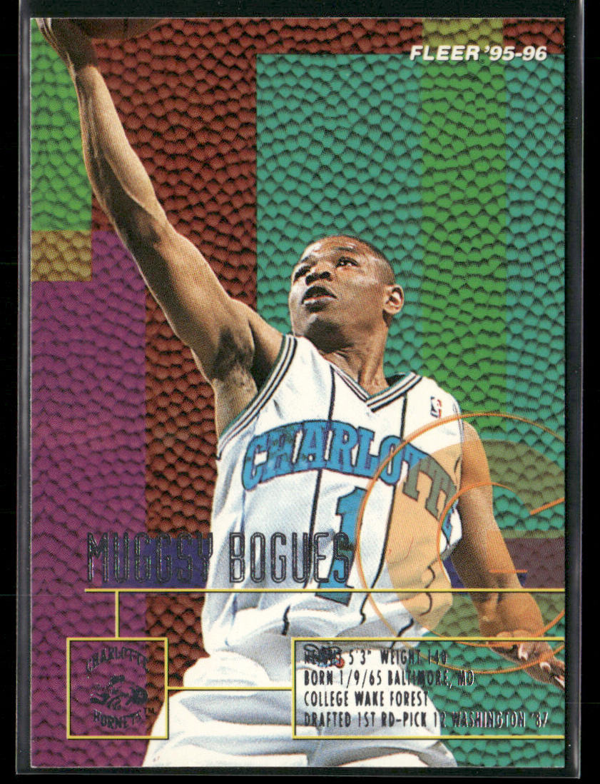 Muggsy Bogues 1995-96 Fleer #14 Charlotte Hornets