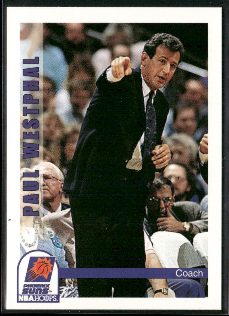 Paul Westphal 1992-93 Hoops #259 Phoenix Suns