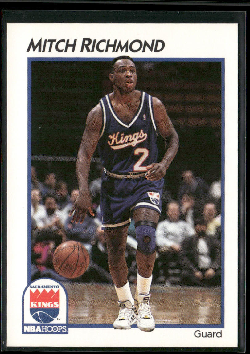Mitch Richmond 1991-92 Hoops McDonald's #37 Sacramento Kings