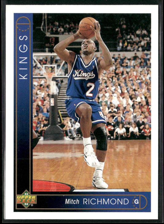 Mitch Richmond 1993-94 Upper Deck #64 Sacramento Kings