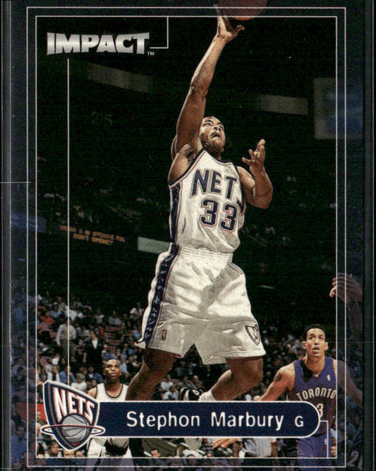 Stephon Marbury 1999-00 SkyBox Impact #70 New Jersey Nets