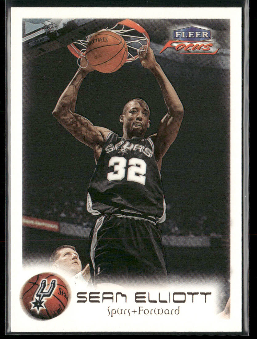 Sean Elliott 1999-00 Fleer Focus #7 San Antonio Spurs