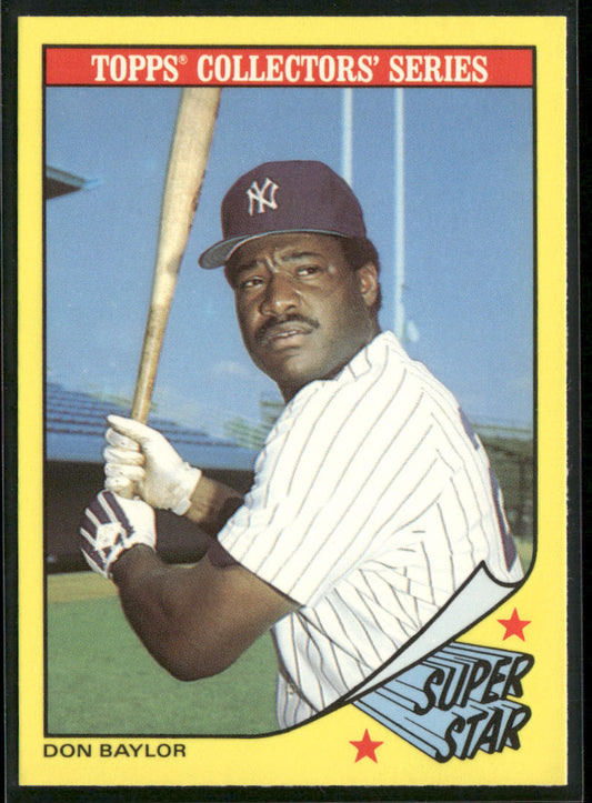 Don Baylor 1986 Topps Baseball Champion Superstars #2 New York Yankees