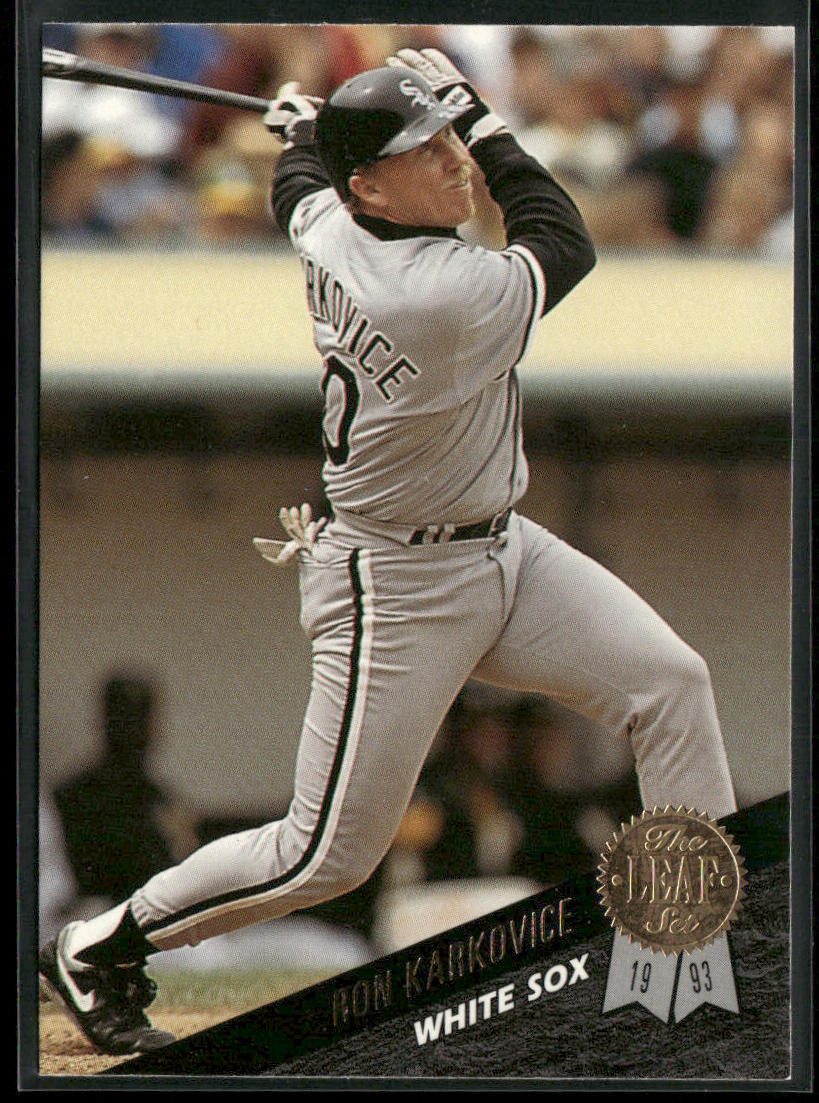 Ron Karkovice 1993 Leaf #63 Chicago White Sox