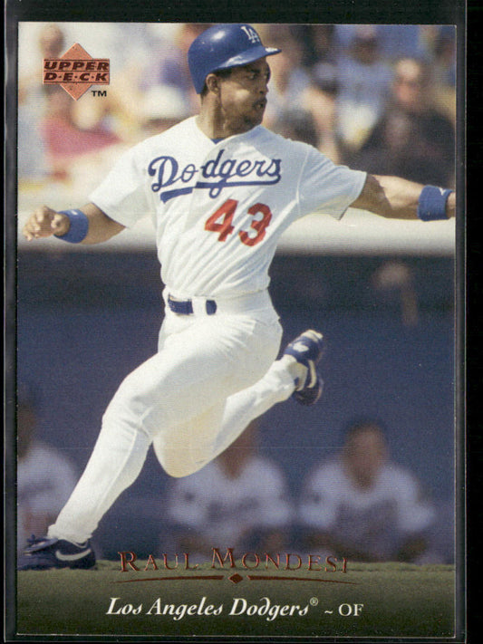 Raul Mondesi 1995 Upper Deck #322 Los Angeles Dodgers