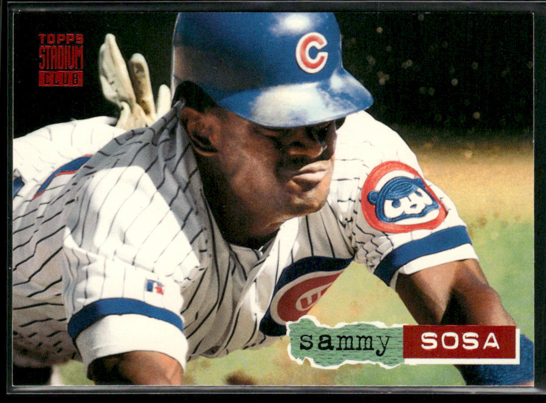 Sammy Sosa 1994 Stadium Club #80 Chicago Cubs