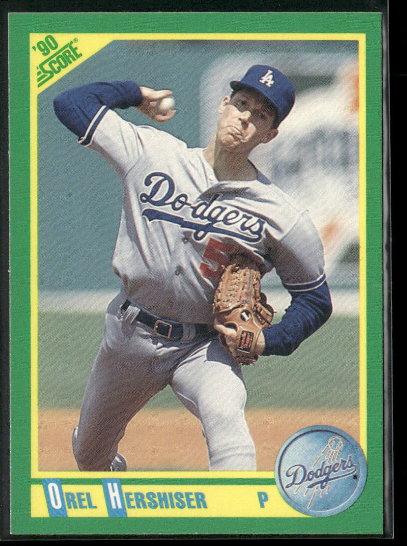 Orel Hershiser 1990 Score #50 Los Angeles Dodgers