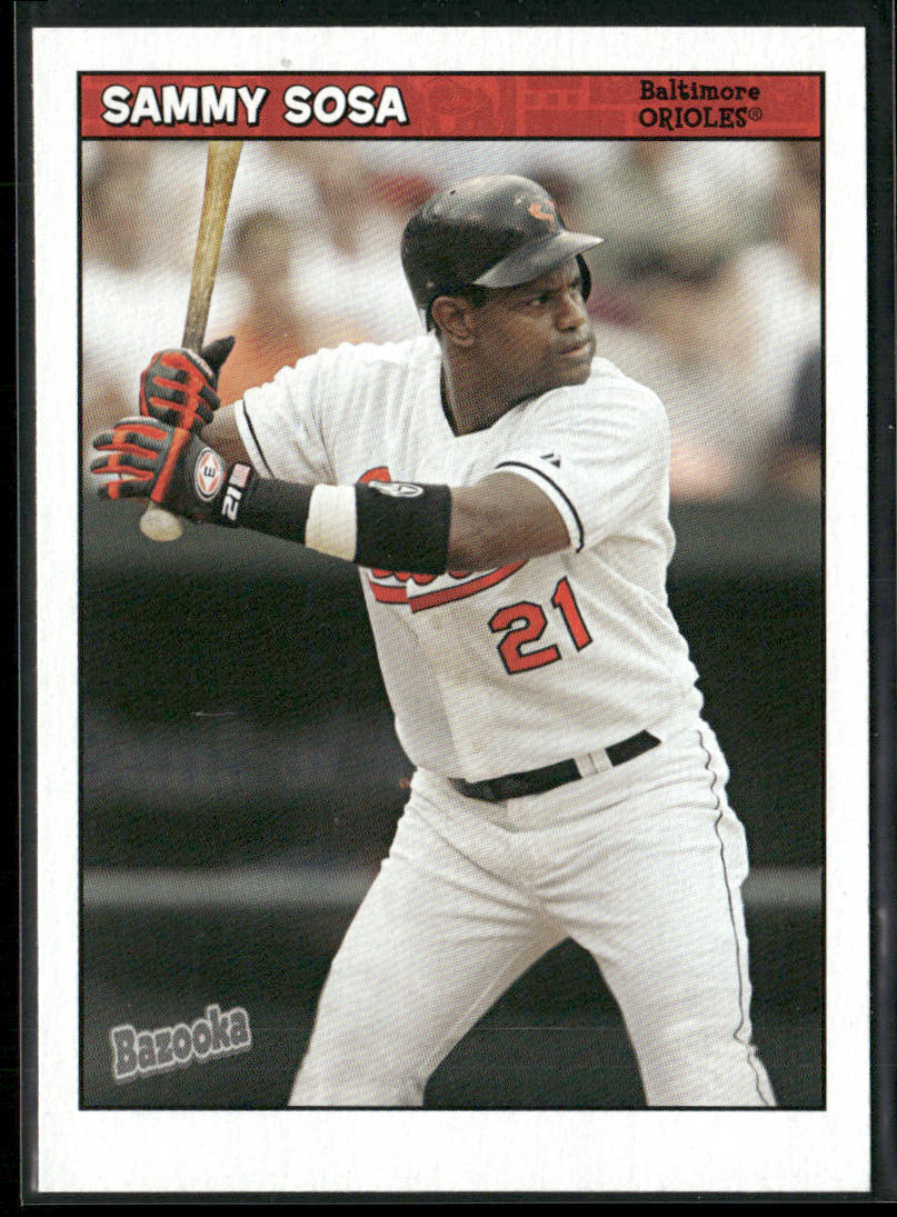 Sammy Sosa 2006 Bazooka #3 Baltimore Orioles