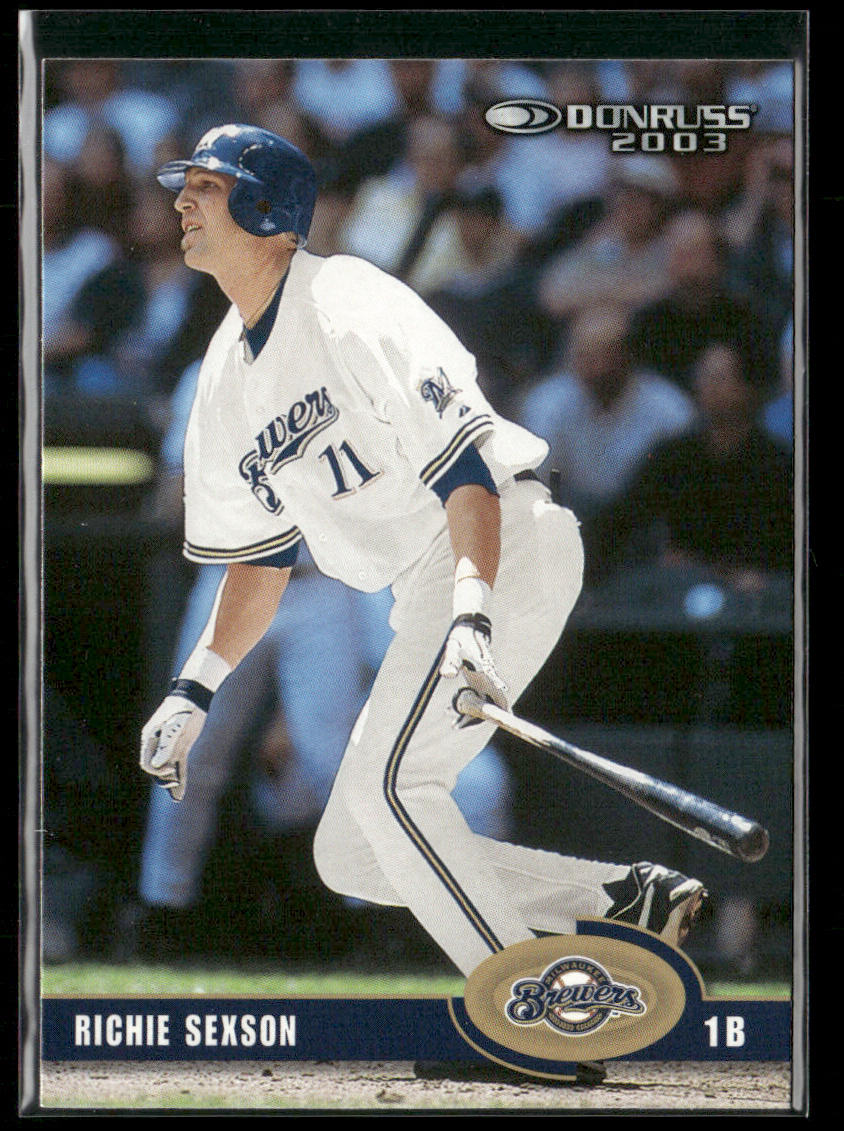 Richie Sexson 2003 Donruss #312 Milwaukee Brewers
