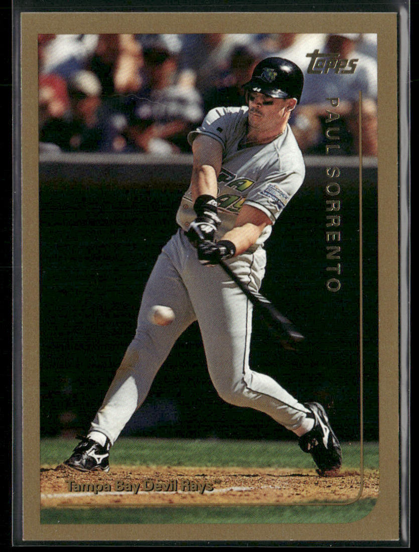 Paul Sorrento 1999 Topps #28 Tampa Bay Devil Rays