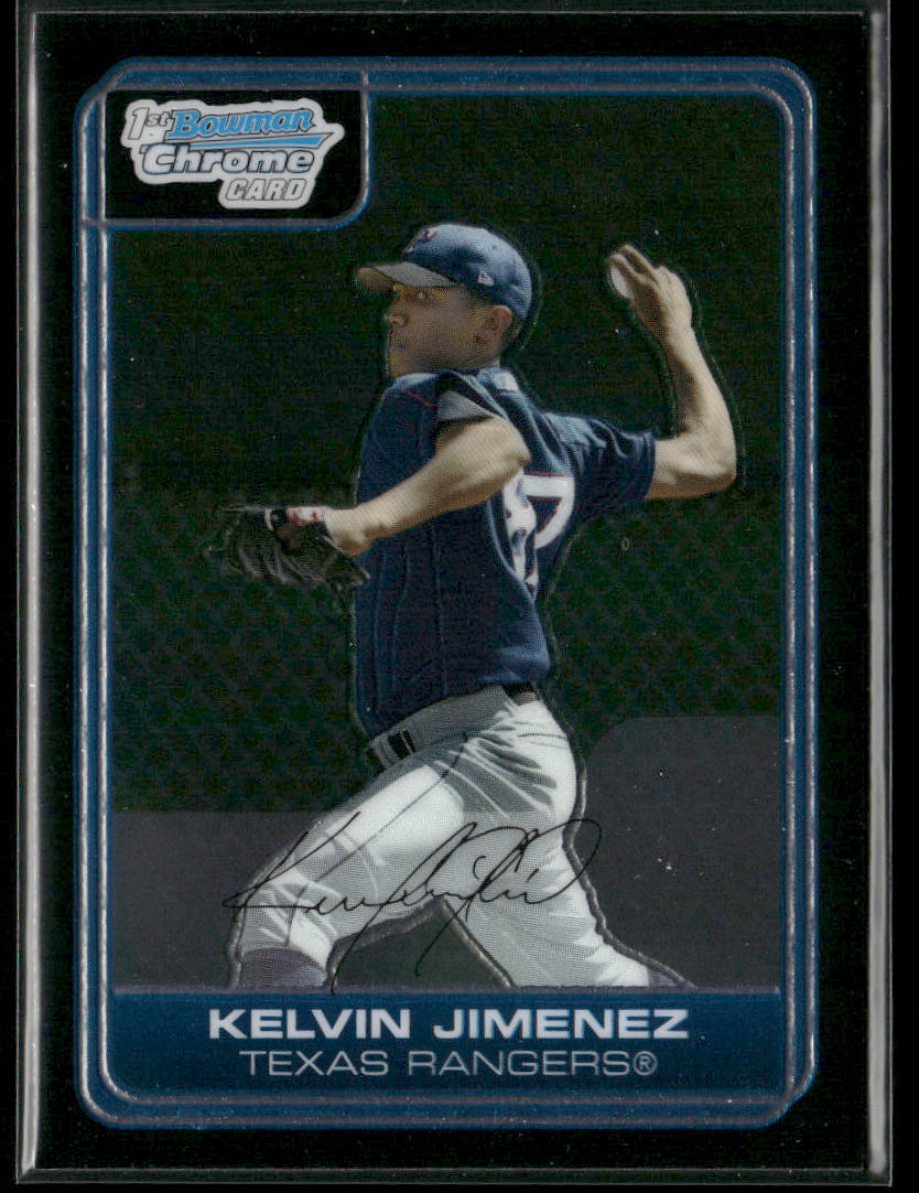 Kelvin Jimenez 2006 Bowman Chrome Prospects #BC85 Texas Rangers
