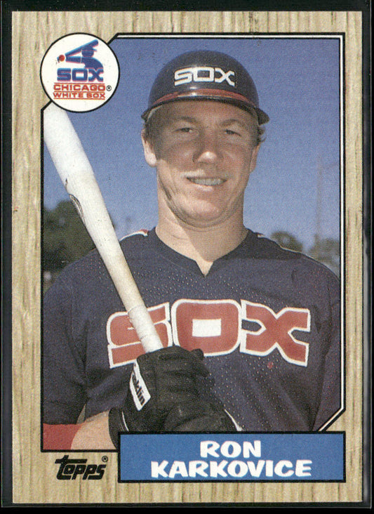 Ron Karkovice 1987 Topps #491 RC Chicago White Sox