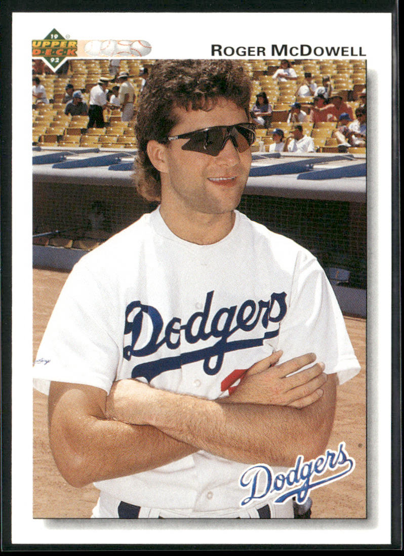 Roger McDowell 1992 Upper Deck #484 Los Angeles Dodgers