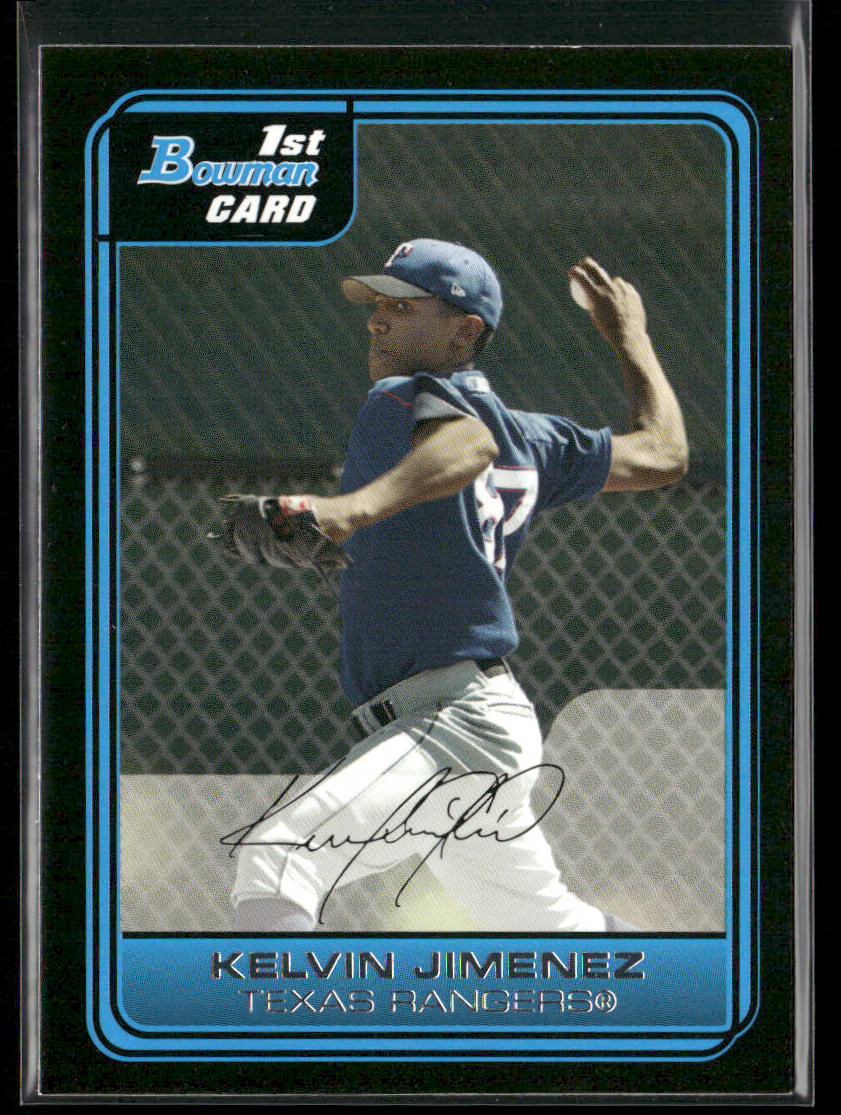 Kelvin Jimenez 2006 Bowman Prospects #B85 Texas Rangers