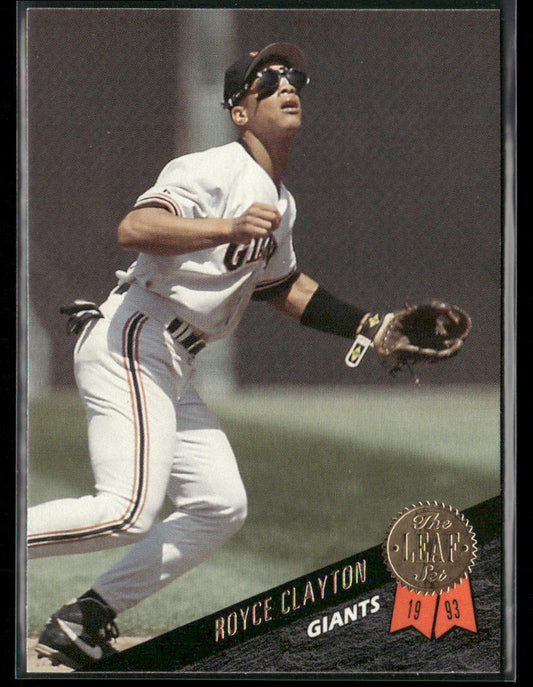 Royce Clayton 1993 Leaf #176 San Francisco Giants