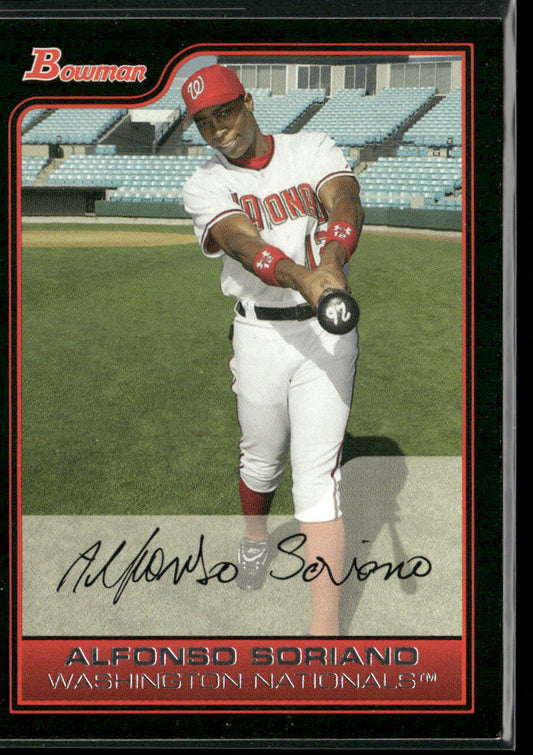 Alfonso Soriano 2006 Bowman #5 Washington Nationals