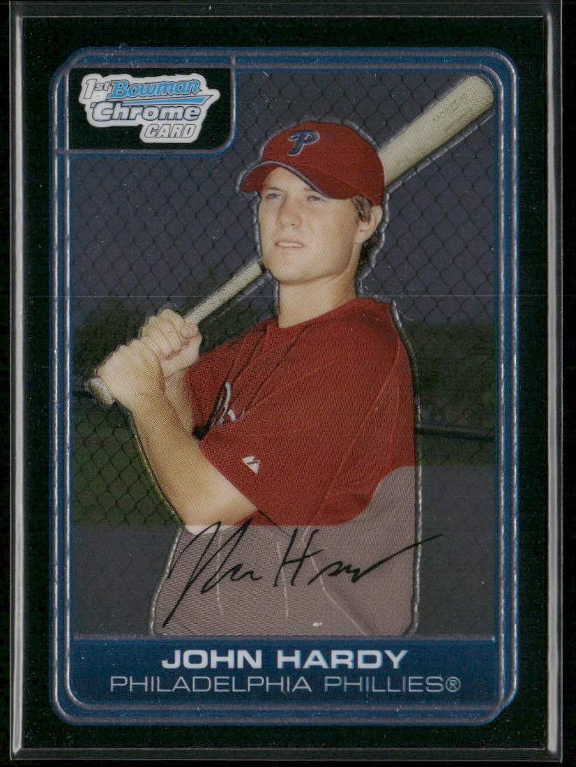 John Hardy 2006 Bowman Chrome Prospects #BC96 Philadelphia Phillies
