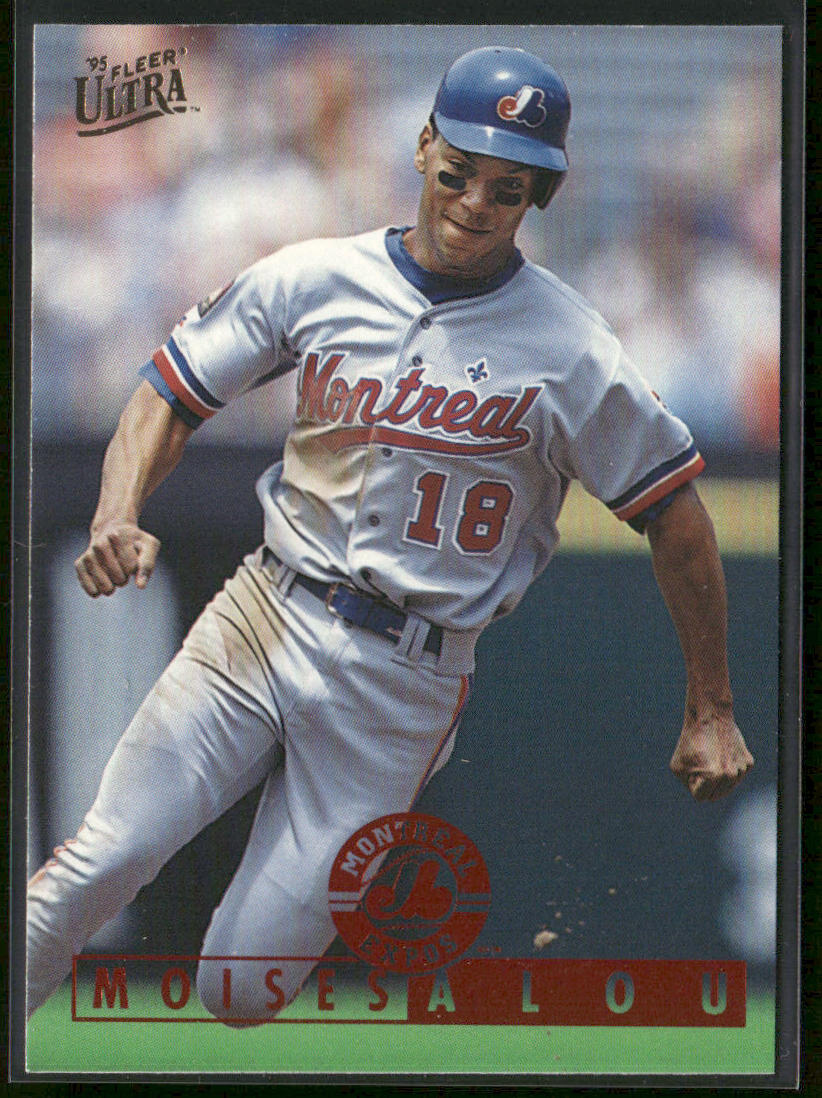 Moises Alou 1995 Ultra #186 Montreal Expos