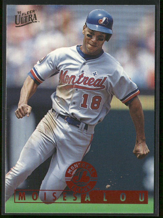 Moises Alou 1995 Ultra #186 Montreal Expos