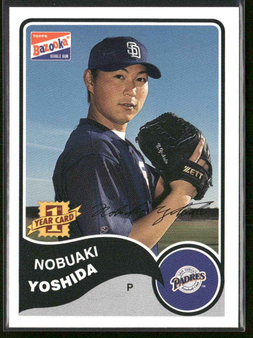 Nobuaki Yoshida 2003 Bazooka #103b Facsimile autograph San Diego Padres